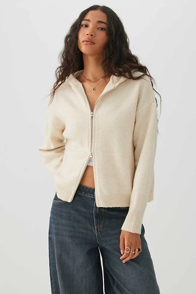 Veste ample à capuchon