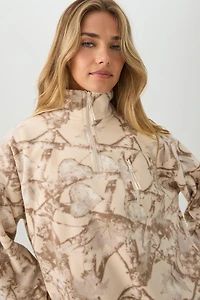 Polar Fleece Quarter Zip Sweatshirt