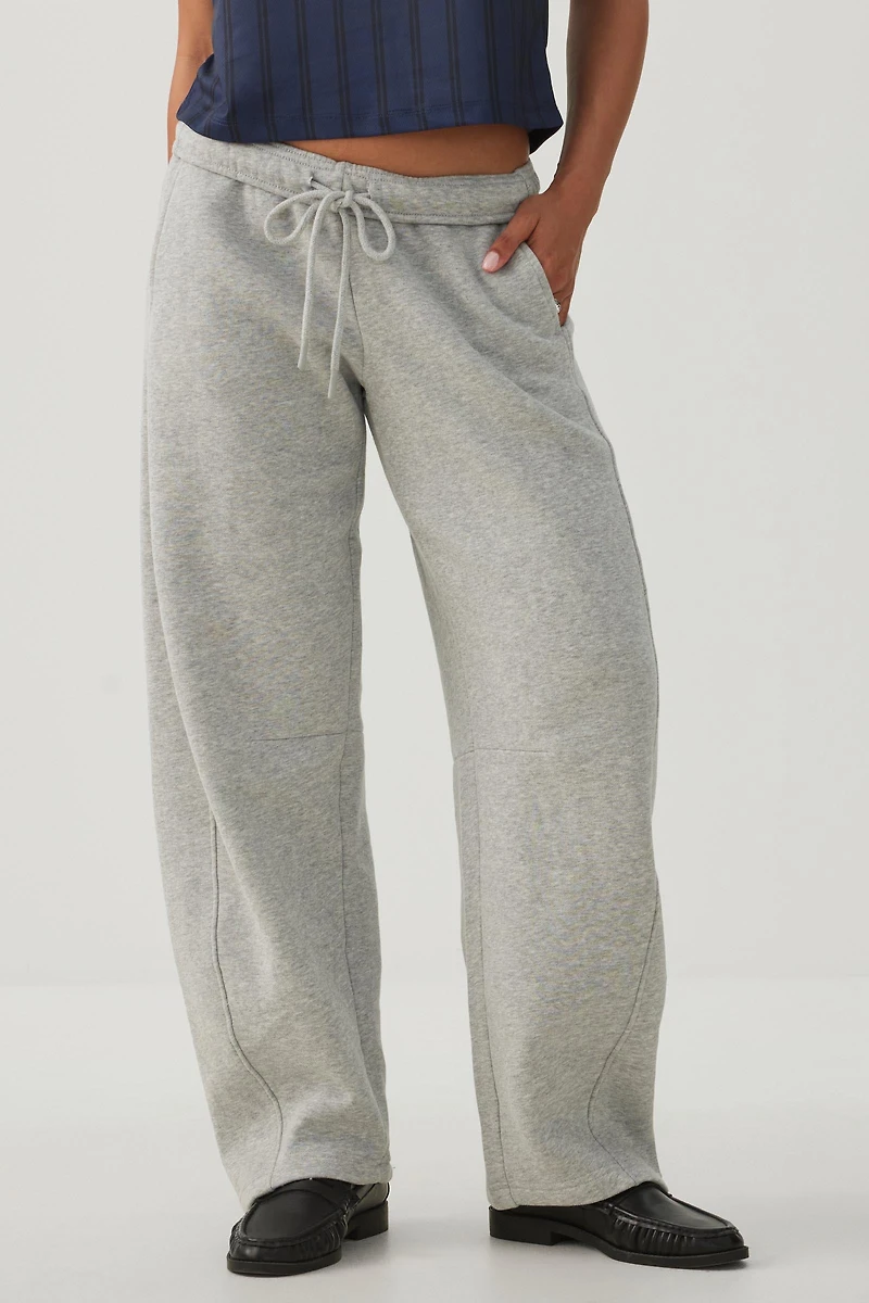 MADESOFT™ Fleece Barrel Leg Sweatpants