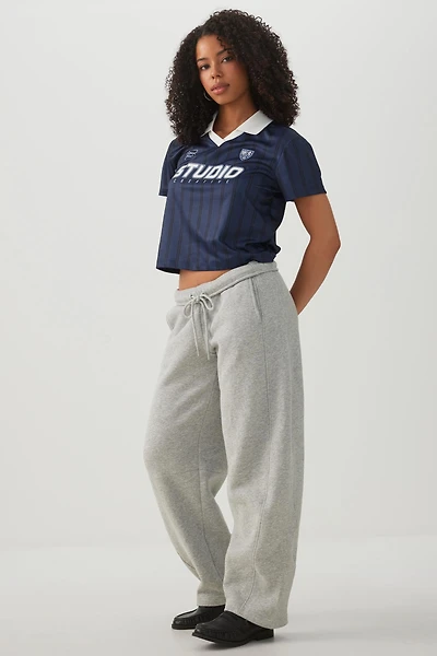 MADESOFT™ Fleece Barrel Leg Sweatpants