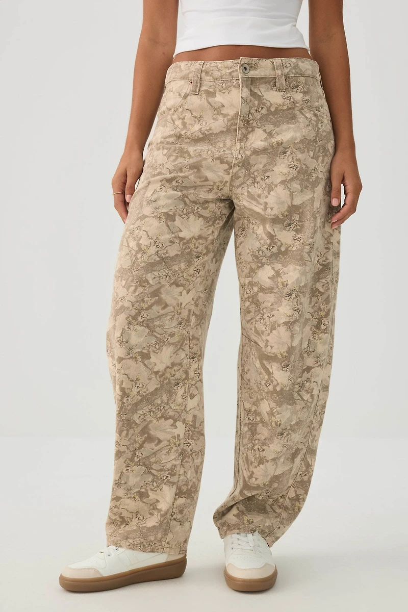 The Indie Fit High Rise Barrel Pants