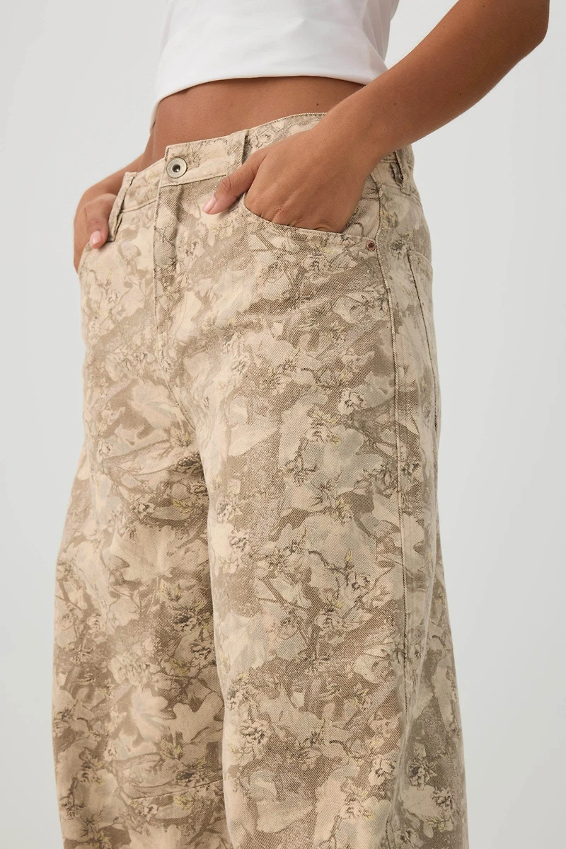 The Indie Fit High Rise Barrel Pants