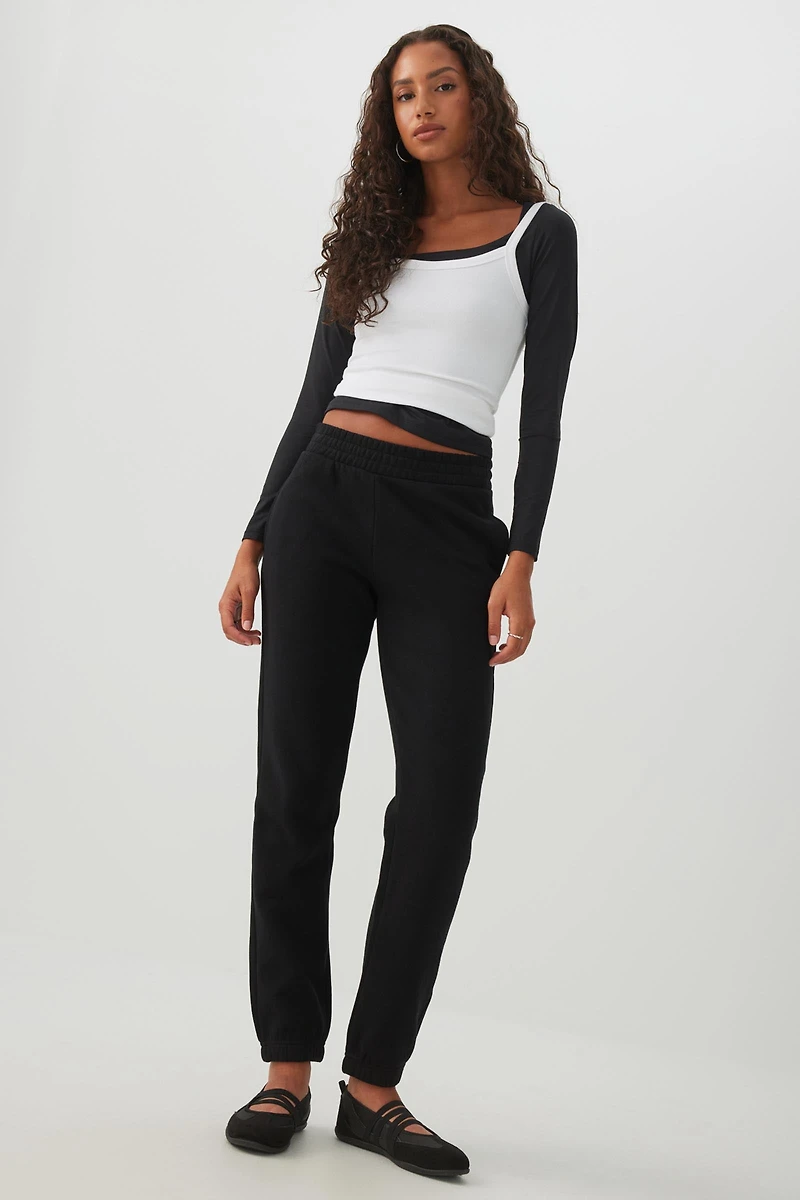 Pantalon coupe ajustée Molleton MADESOFT