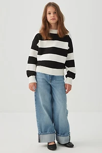 Striped Crew Neck Sweater
