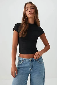 Crew Neck Knit Top