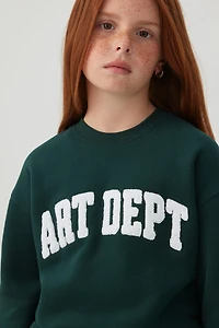 MADESOFT™ Fleece Crew Neck Graphic Sweatshirt