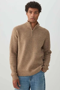 Super Soft Quarter Zip Sweater