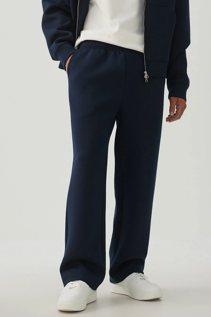 Straight Leg Double Knit Pants
