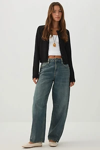Cardigan en tricot boutonné