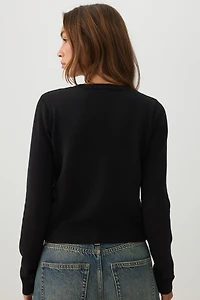 Cardigan en tricot boutonné