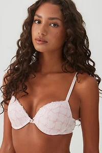 Soutien-gorge pigeonnant à boucles