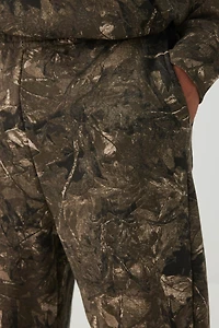 Pantalon jambe droite feuillage Molleton MADESOFT™