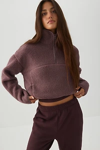 Manteau à glissière 1/4 MADESOFT™ Sherpa