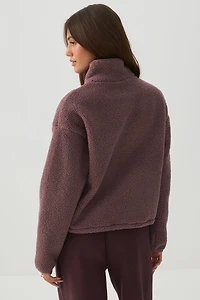 Manteau à glissière 1/4 MADESOFT™ Sherpa