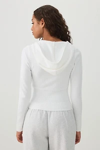 Veste ajustée à capuchon