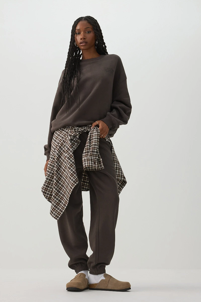 MADESOFT™ Fleece Graphic Crew Neck Sweatshirt