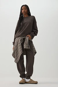 MADESOFT™ Fleece Graphic Crew Neck Sweatshirt