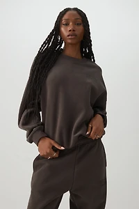 MADESOFT™ Fleece Graphic Crew Neck Sweatshirt