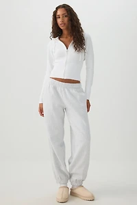 Pantalon de jogging en molleton à passepoils