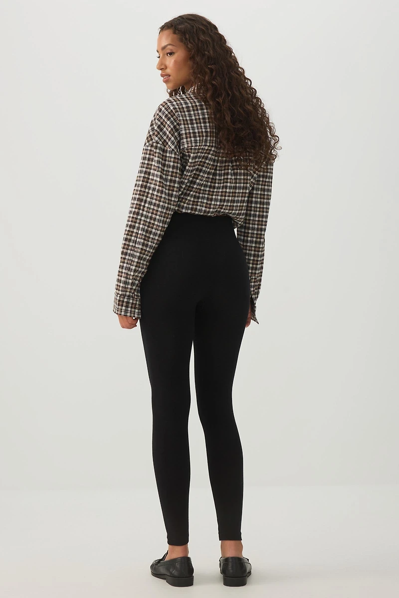 Legging sans coutures avec intérieur brossé