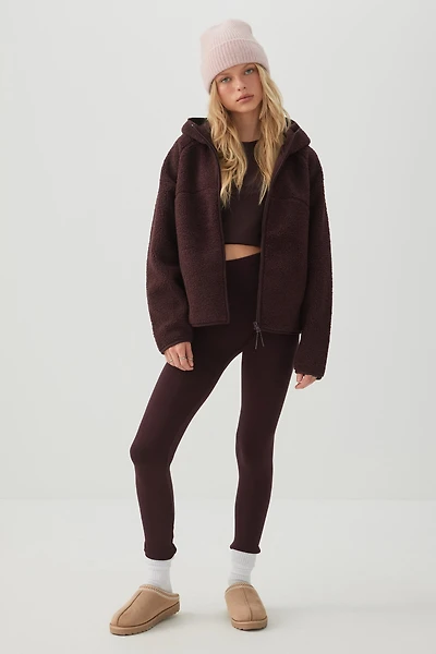 Legging sans coutures avec intérieur bross