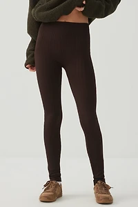 Legging sans coutures à torsades