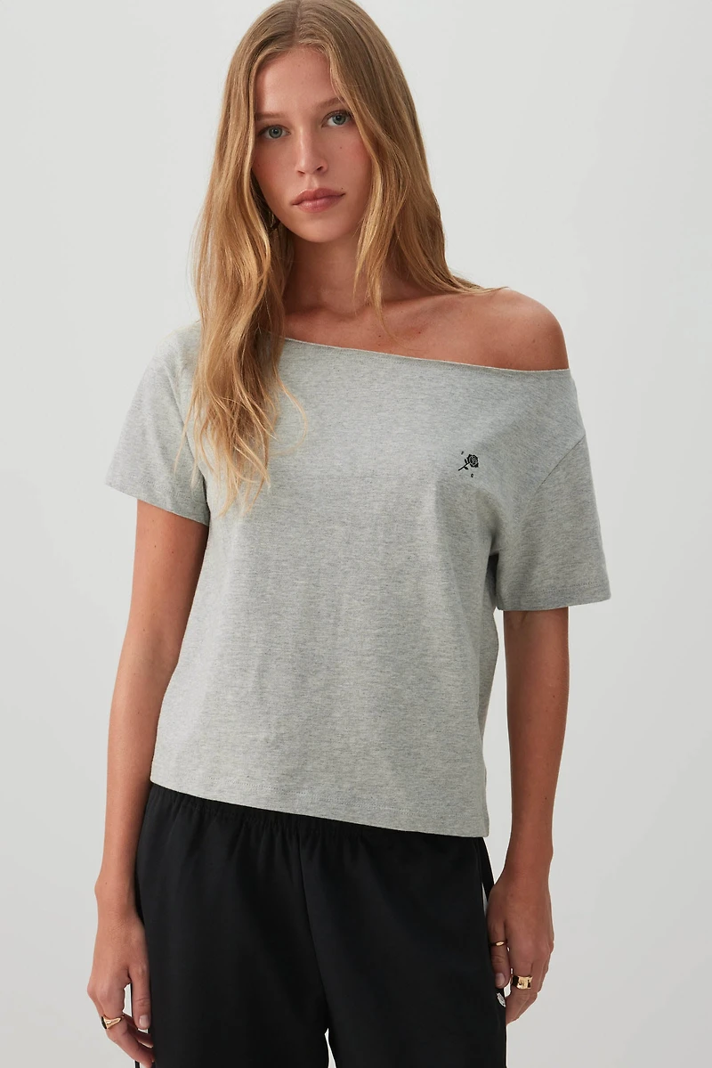 Haut à épaules dénudées Ardene x Roses FC