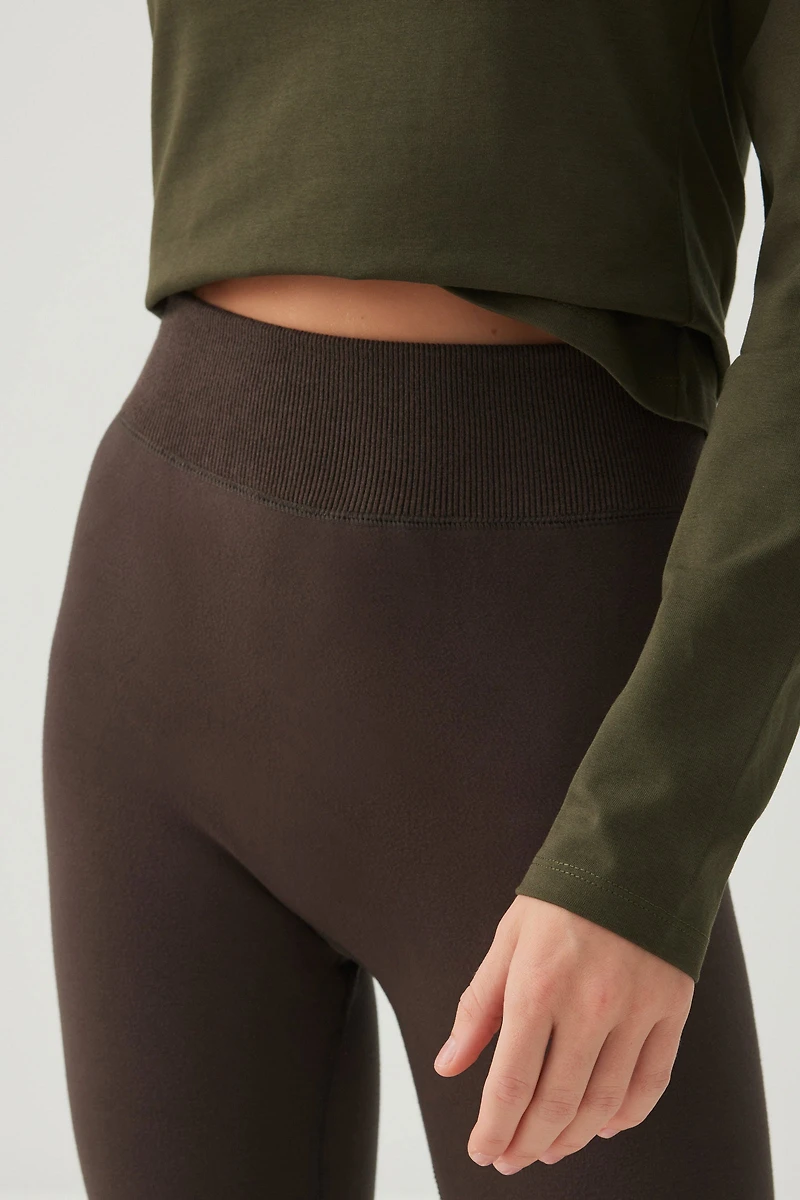Faux Fur Lined Seamless Leggings