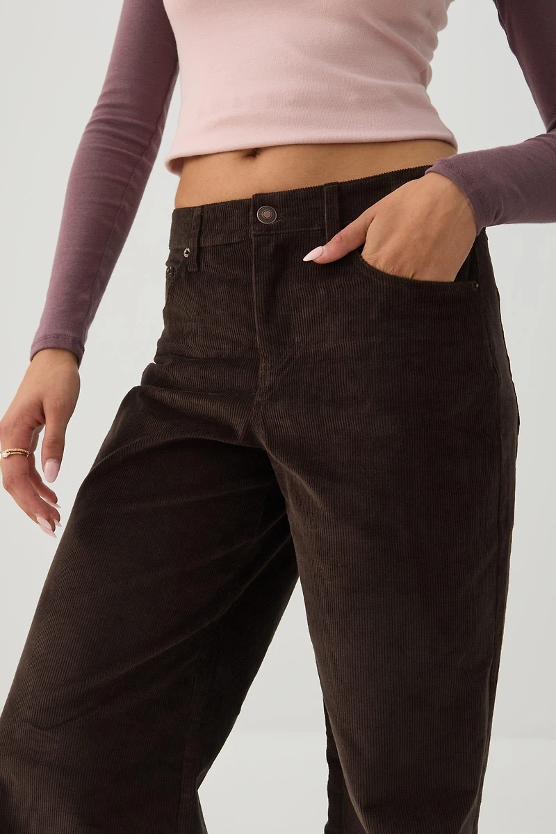 The Legacy Fit Wide Leg Corduroy Pants