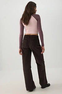 The Legacy Fit Wide Leg Corduroy Pants