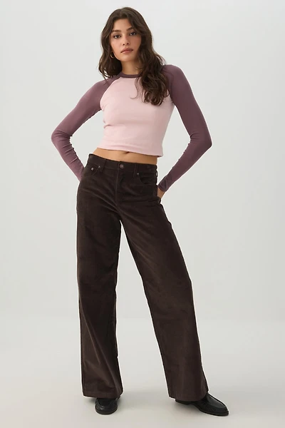 The Legacy Fit Wide Leg Corduroy Pants