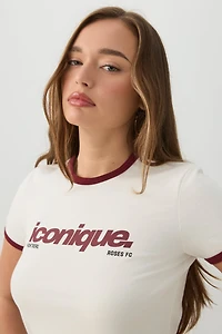 T-shirt bordure contrastante Ardene x Roses FC