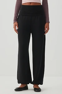 Neoprene-Like Bubble Pants