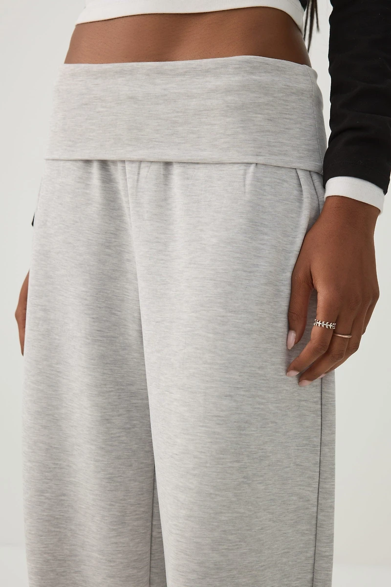 Neoprene-Like Bubble Pants