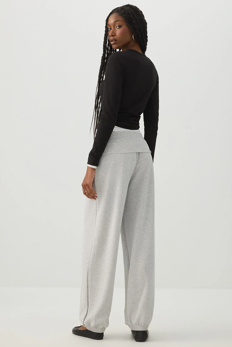 Neoprene-Like Bubble Pants
