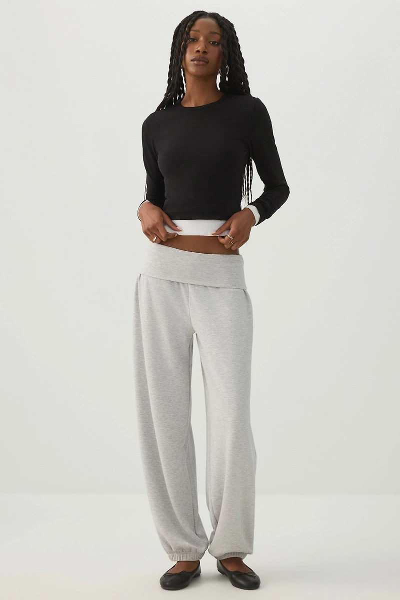 Neoprene-Like Bubble Pants