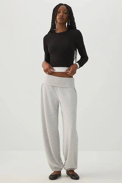 Neoprene-Like Bubble Pants