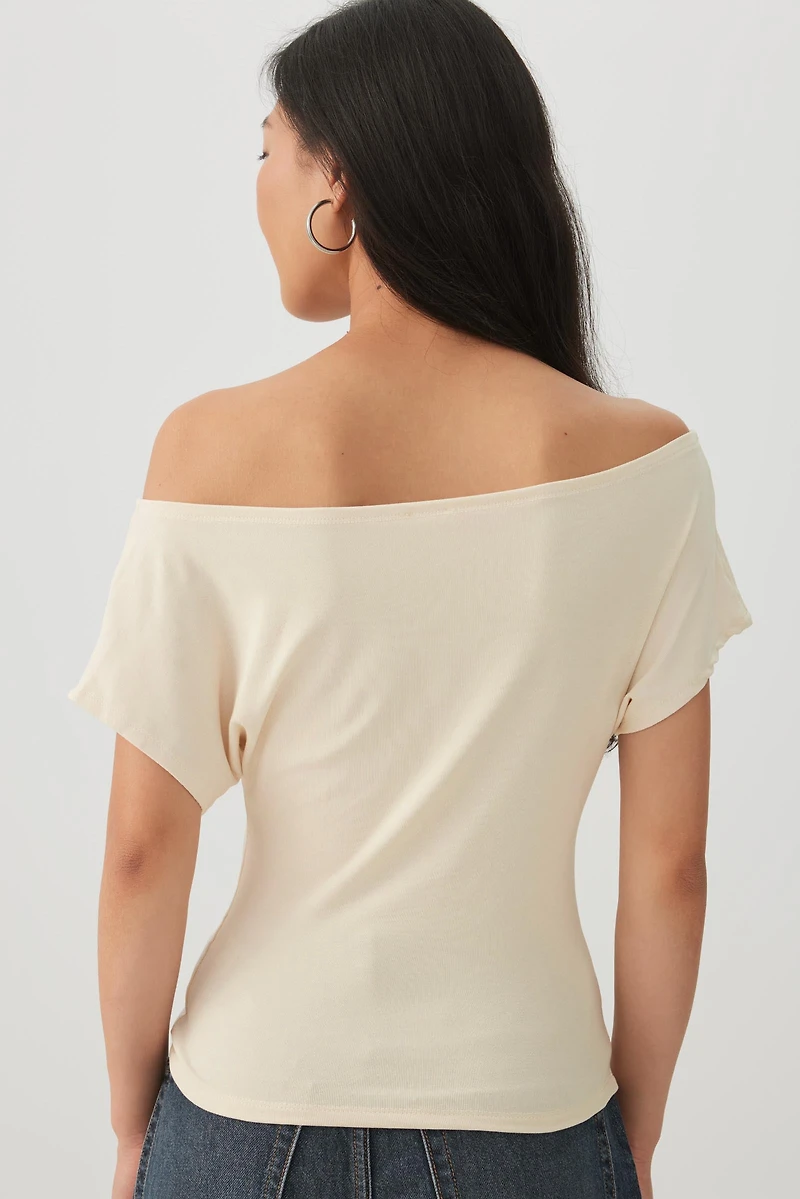 Asymmetric Cropped Top