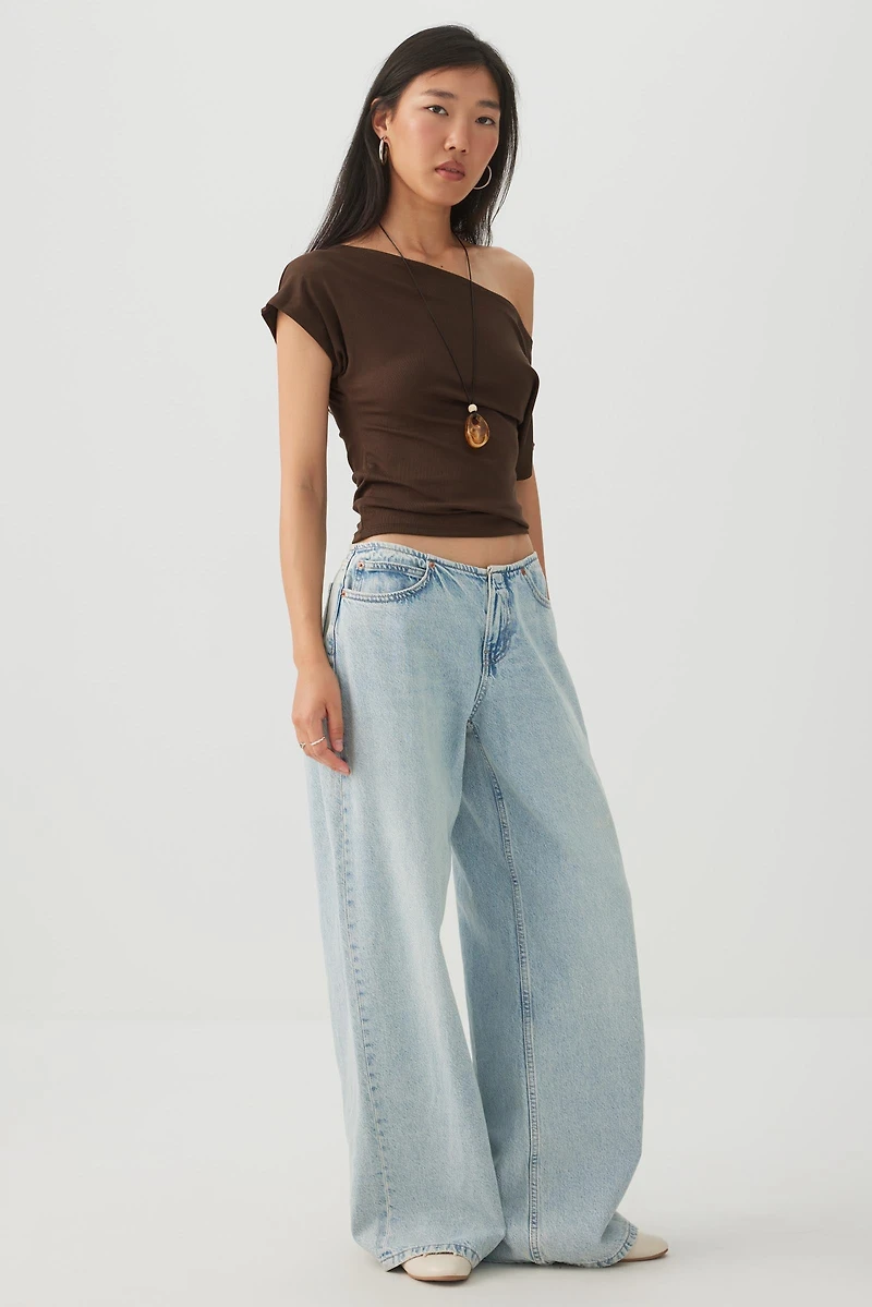 Asymmetric Cropped Top