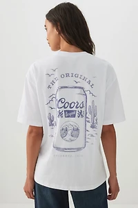 Coors Original Licensed Oversized Graphic T-Shirt