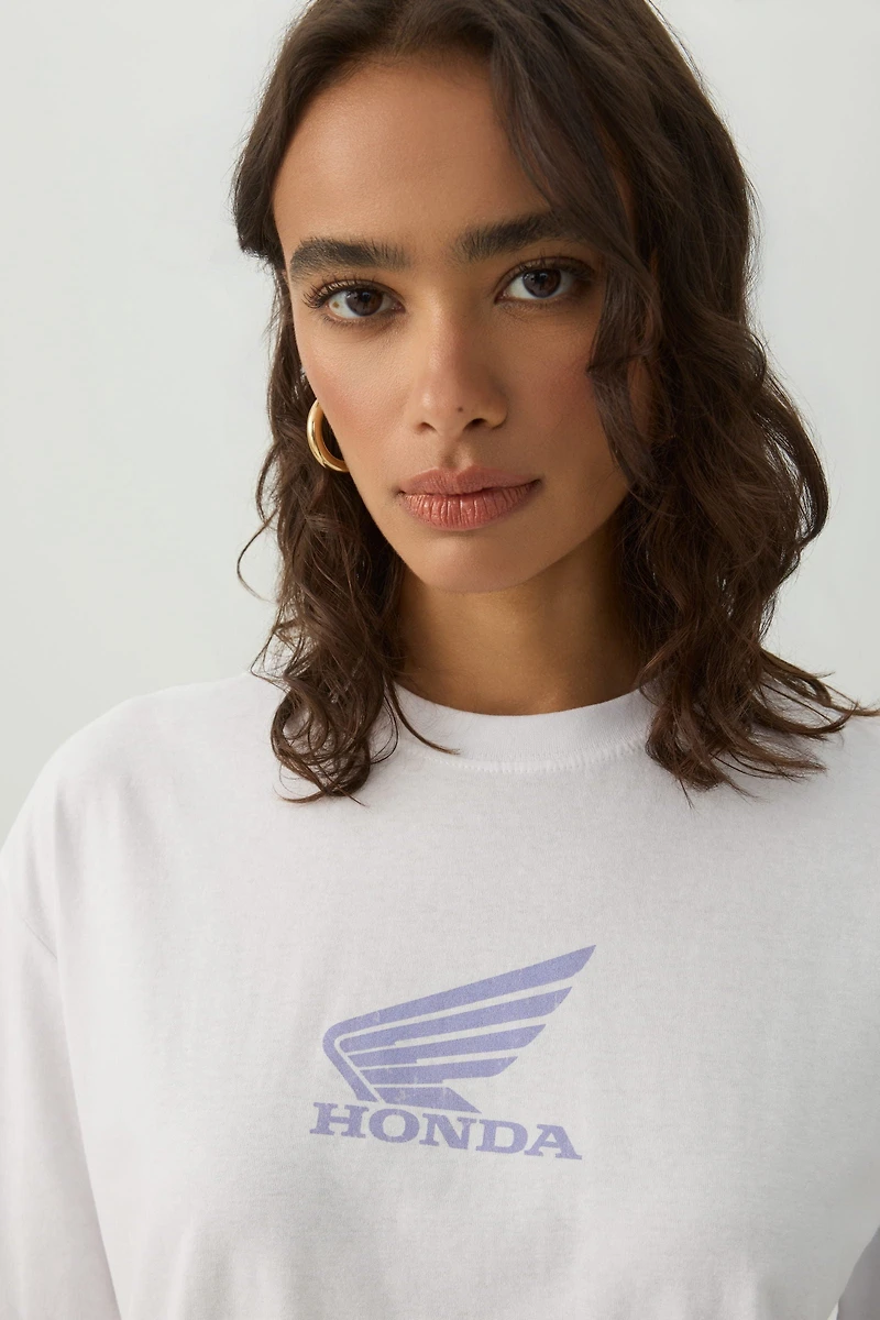 T-shirt graphique Honda ample sous licence