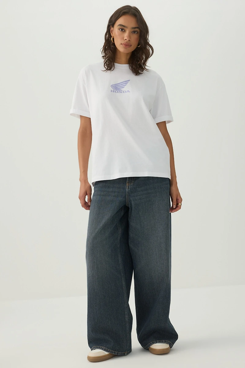 Honda Licensed Oversized Graphic T-Shirt