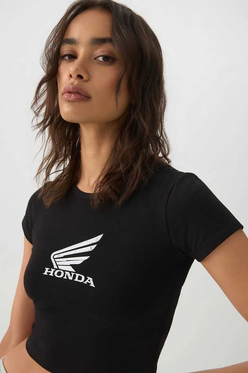Honda Graphic Crop T-Shirt