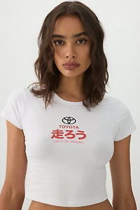 Toyota Graphic Crop T-Shirt