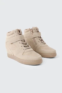 Espadrilles montantes lacées