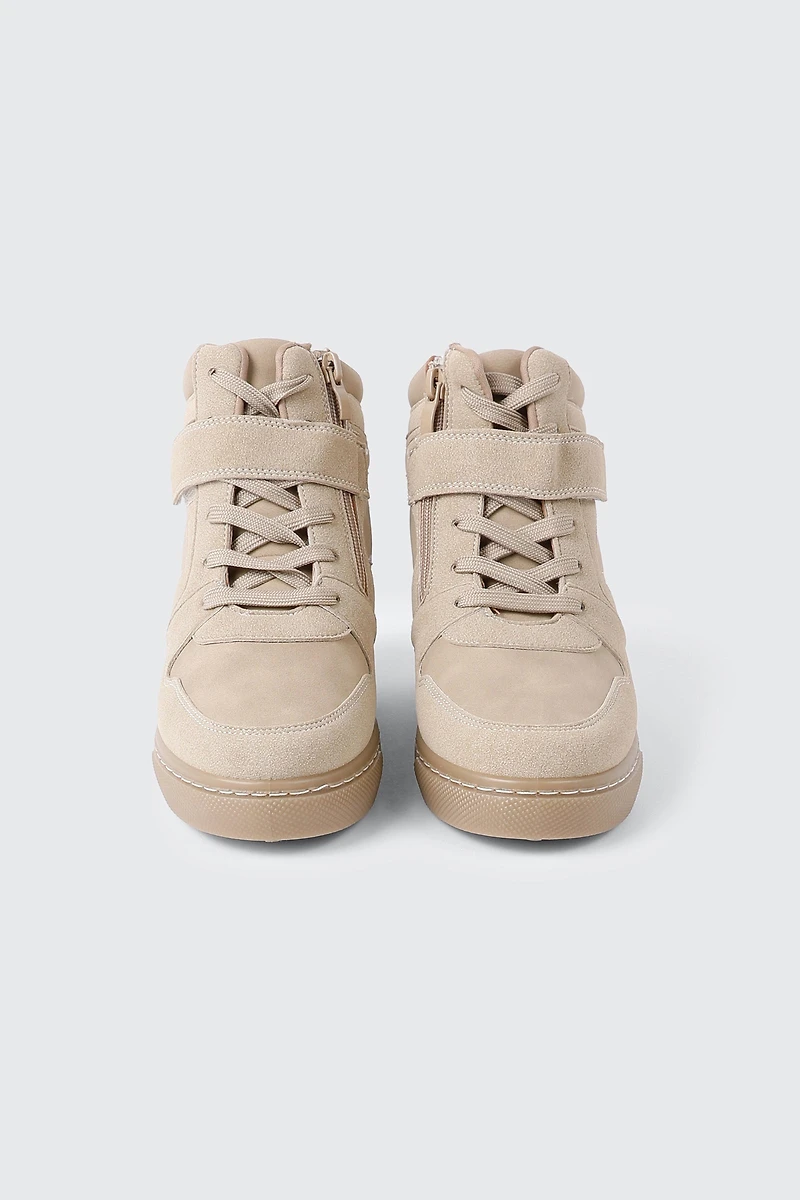 High Top Lace Up Sneakers