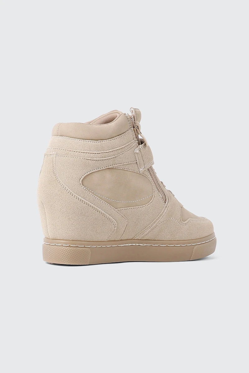High Top Lace Up Sneakers