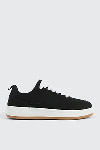 Espadrilles en faux suède à plateforme
