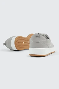 Faux Suede Platform Sneakers