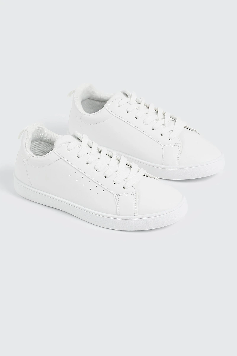 Espadrilles lacées blanches